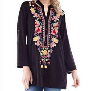 ✨HP✨Aztec Front Tie Tunic Dress✨